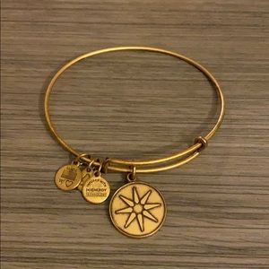 Alex and Ani Gold Sun Charm